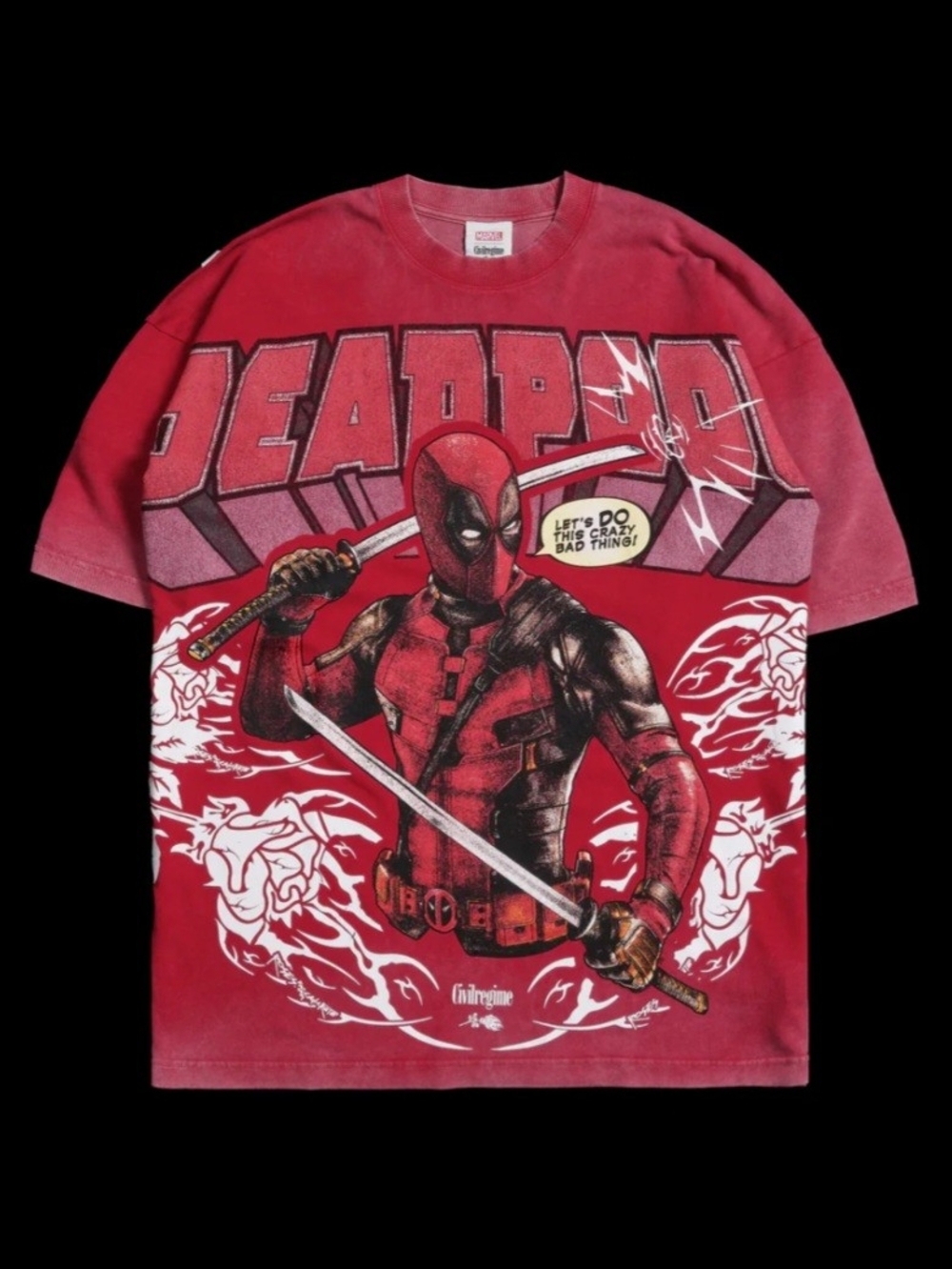 Civil Regime "Deadpool" American Classic Ovrrsized Tee